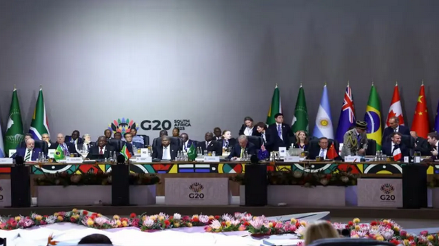 G20約堡峰會開幕首日通過聯(lián)合宣言