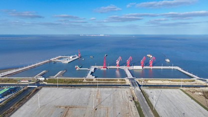 金牛碼頭交工 江蘇如東布局綠色氫氨醇產(chǎn)業(yè)新支撐