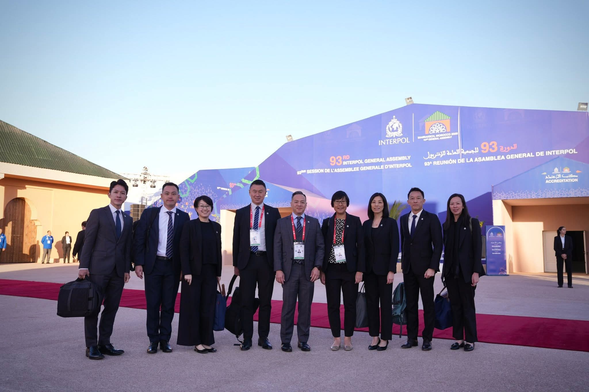 周一鳴率團(tuán)赴摩洛哥 參與國(guó)際刑警大會(huì)