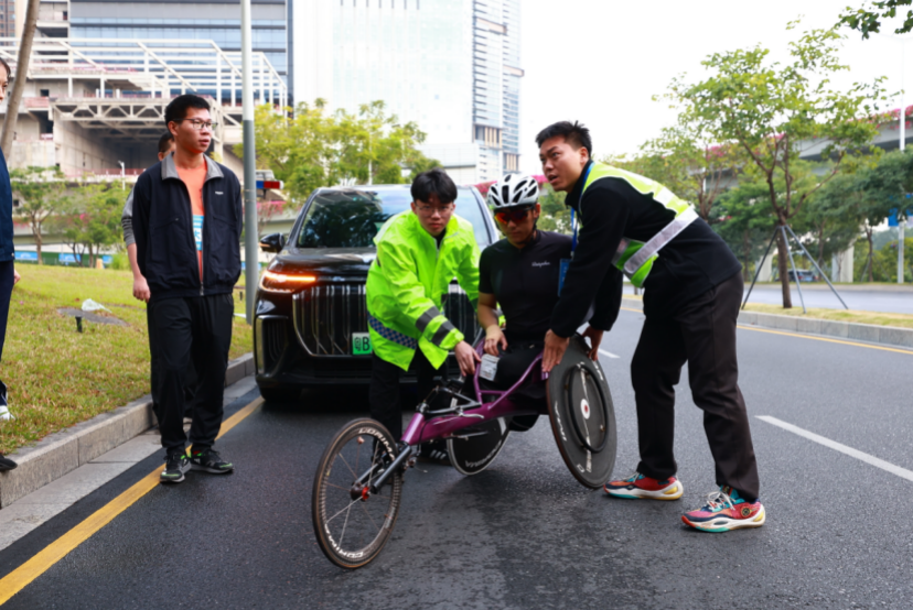 全國(guó)殘?zhí)貖W會(huì)田徑（馬拉松）重點(diǎn)項(xiàng)目測(cè)試活動(dòng)在深圳圓滿舉行