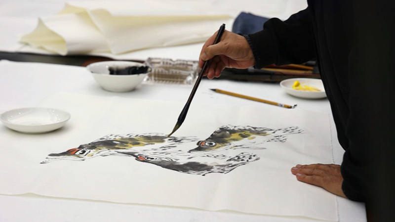 皖歙縣：墨香連滬皖續(xù)寫藝術(shù)情緣