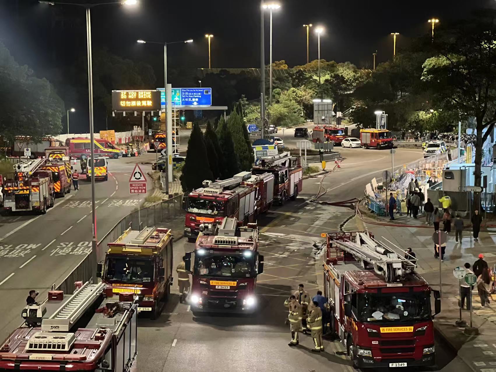 香港韶關湞江各界聯誼會積極支援大埔火災