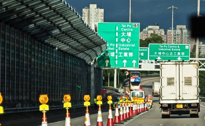 宏福苑火丨吐露港公路往大埔公路元洲仔段支路重開