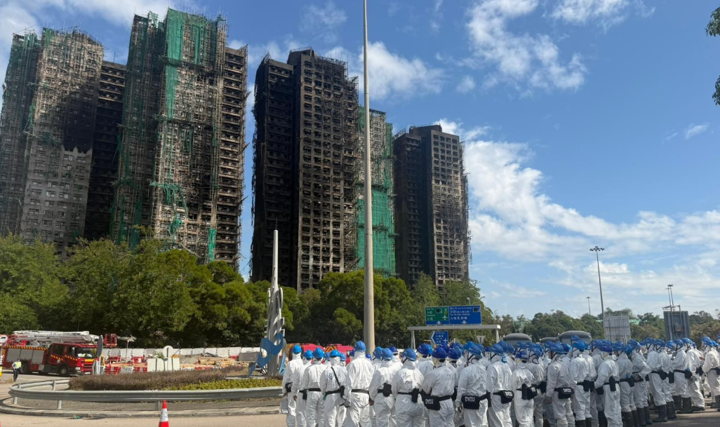 宏福苑大火丨建造業(yè)工會：至少4名工友罹難1人失聯(lián)