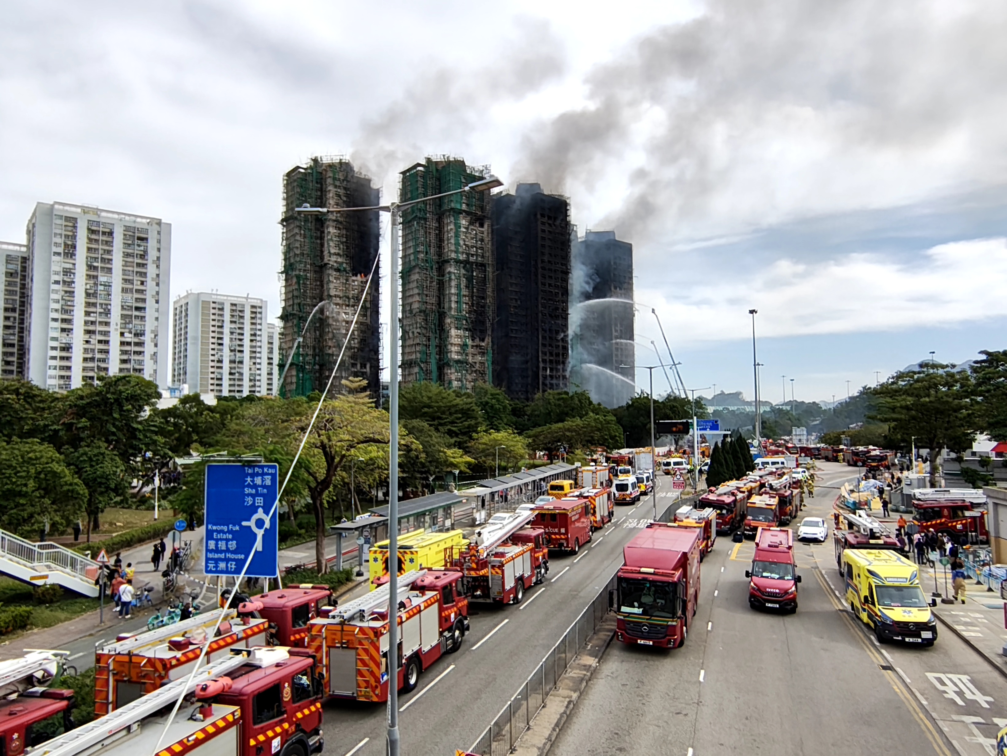 博愛醫(yī)院展開支援工作助大埔宏福苑火災(zāi)居民