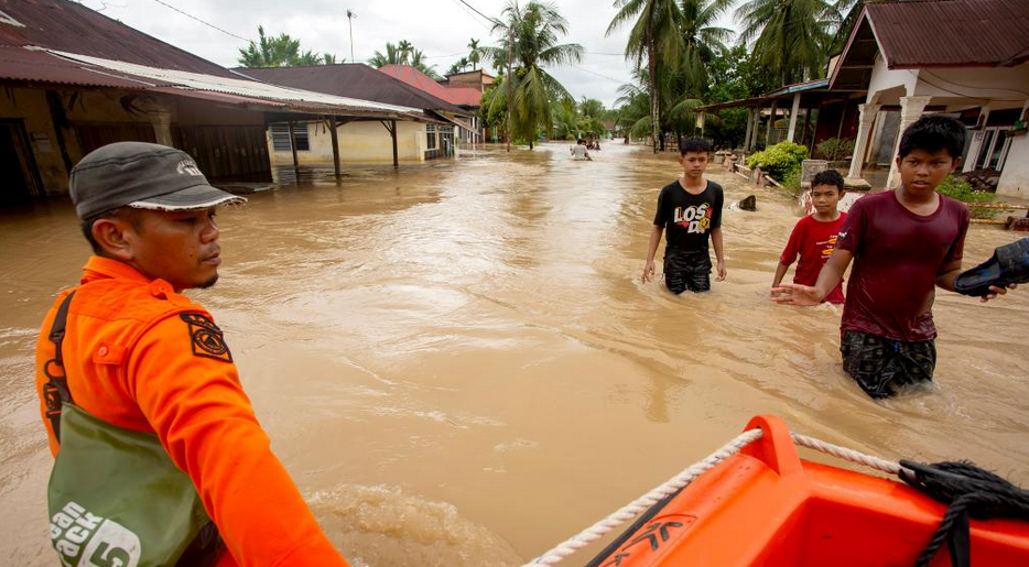 印尼洪災(zāi)遇難人數(shù)升至604人 