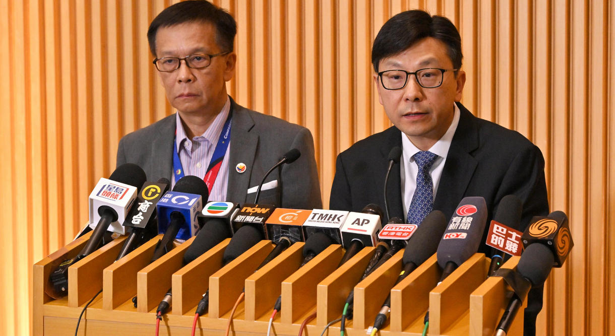 勞工及福利局局長就大埔宏福苑火災(zāi)跟進工作與傳媒答問