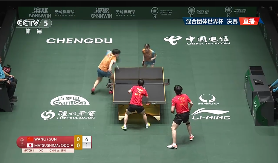 中國隊蟬聯(lián)國際乒聯(lián)混合團體世界盃冠軍