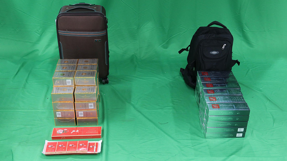 機(jī)場(chǎng)入境旅客藏逾萬(wàn)支私煙 判囚3個(gè)月罰款2000元