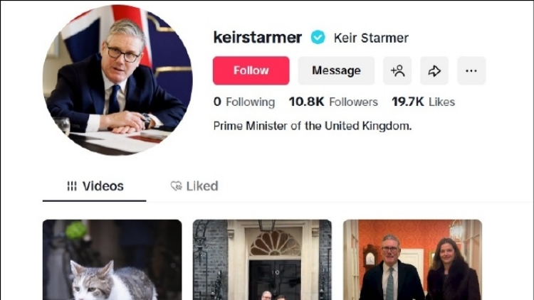 為訪華預(yù)熱？英國(guó)首相施紀(jì)賢入駐TikTok