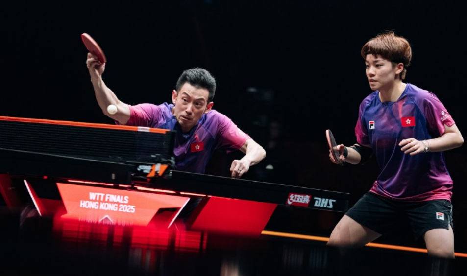 WTT香港總決賽紅館開打 黃杜配混雙首戰(zhàn)落敗