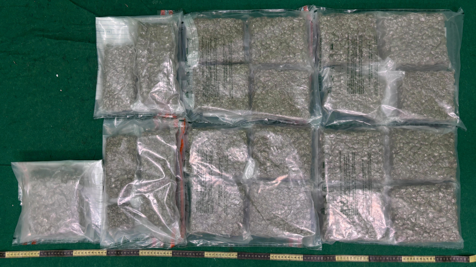 海關(guān)檢獲約220萬元懷疑大麻花