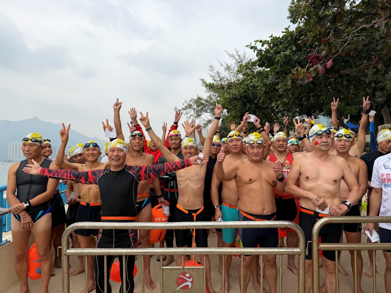 香港公開冬泳錦標(biāo)賽圓滿舉行