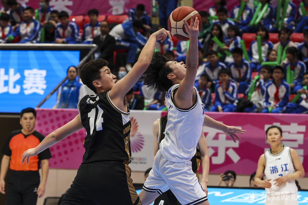     浙遼粵上臺領(lǐng)獎    全國殘?zhí)貖W會聾人女籃賽在莞落幕