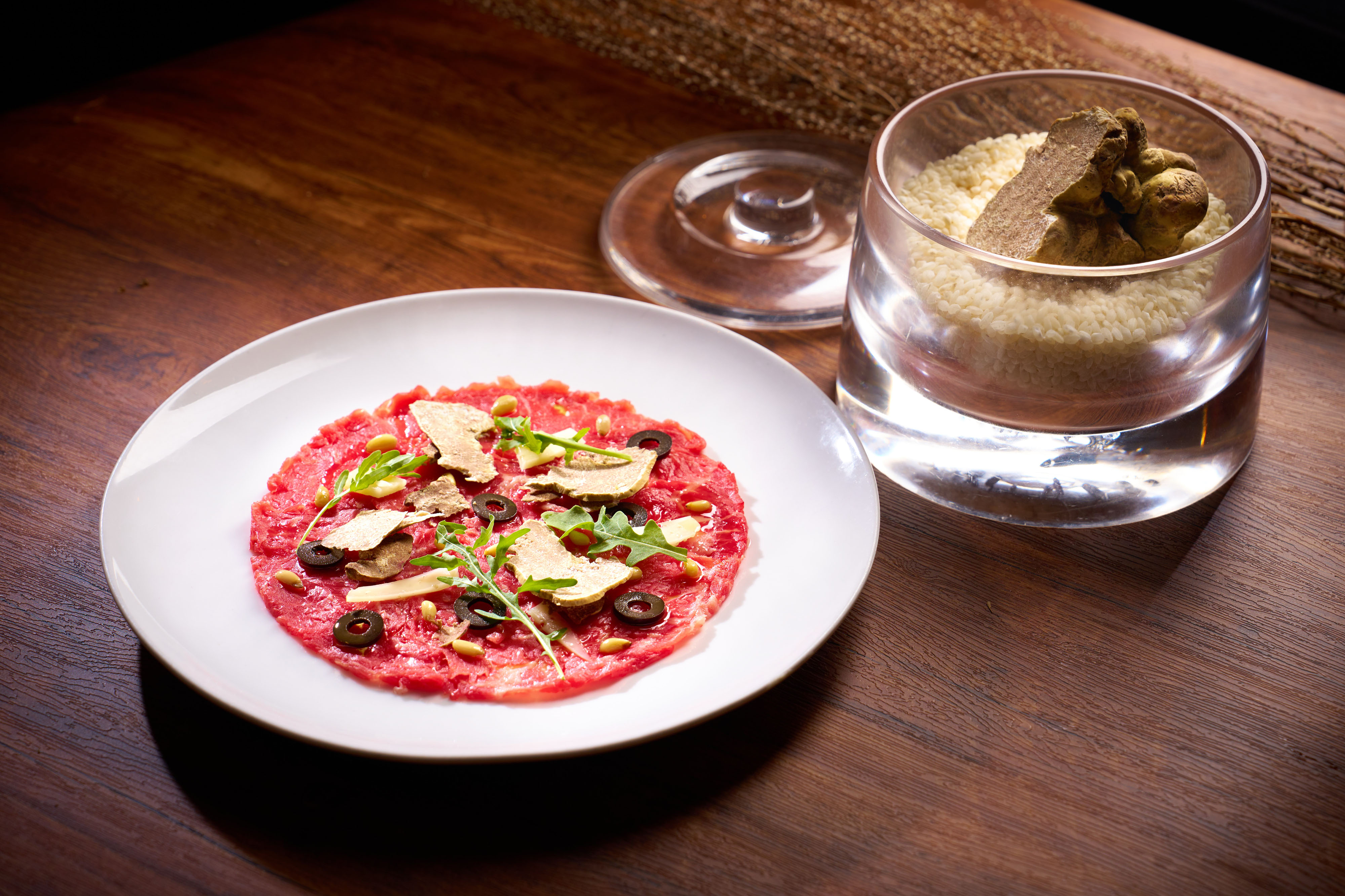 Rustico-Beef Carpaccio with Manchego Cheese and White Truffle.jpg