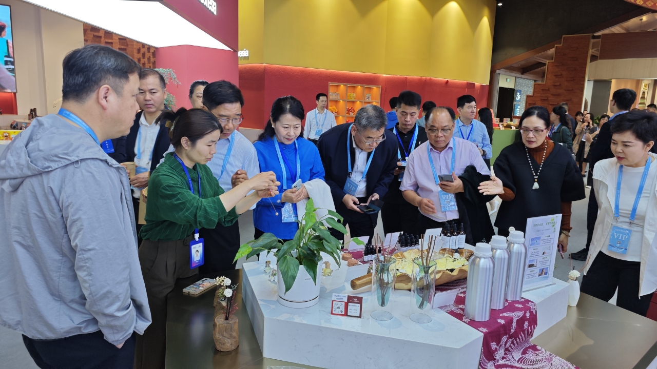 圖二、考察調(diào)研中國一東盟特色商品匯聚中心.jpg