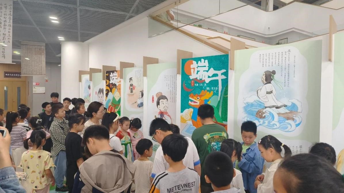 圖3：如東縣文化館舉辦端午傳說圖文展。.jpg