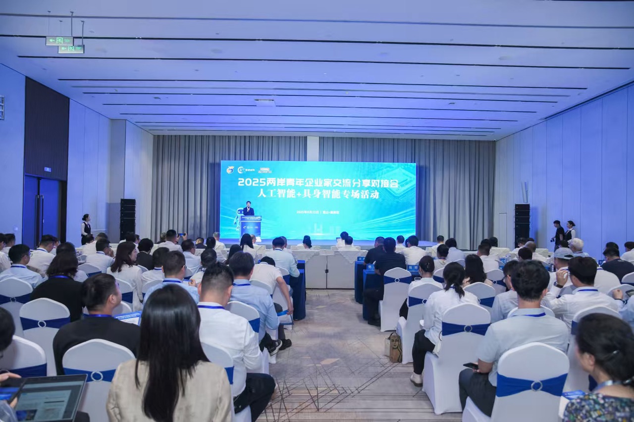 圖二：2025兩岸青年企業(yè)家交流分享對接會人工智能 具身智能專場活動（由活動方提供）.jpg