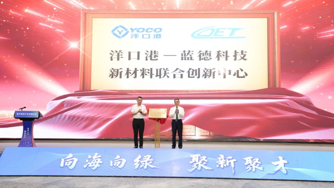圖2：洋口港——藍(lán)德新材料聯(lián)合創(chuàng)新中心揭牌。.jpg